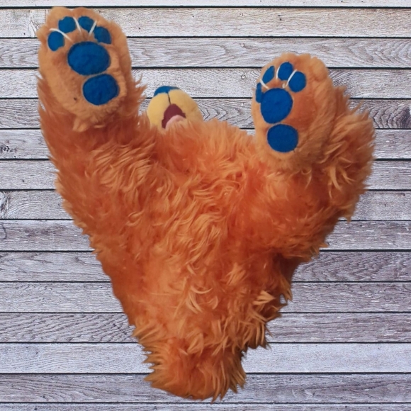 Bear In A Big Blue House Toy - Big Sitting - Vintage 90's Plush By NANCO - 16'in - Picture 3 of 3